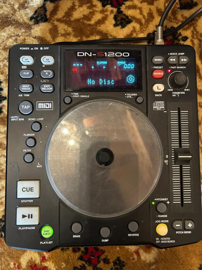 DENON DN-S1200 CDJ Player USB Media Controller Used free DENON DN-S1200 CDJ Player USB Media Controller Used free