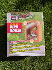 Total Vision Look In Bird House New In Box, Suctions To Window