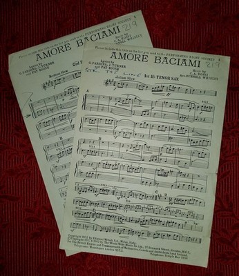 Amore Baciami Noten (1./2. Tenorsaxophon). Ref00069