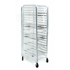 Hubert® Clear Pan Rack Cover - 28 1/2"L x 24 1/2"W x 60"H