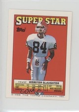 1988 Super Star Sticker Back Cards ( 28 280) Webster Slaughter Vai Sikahema 0l1