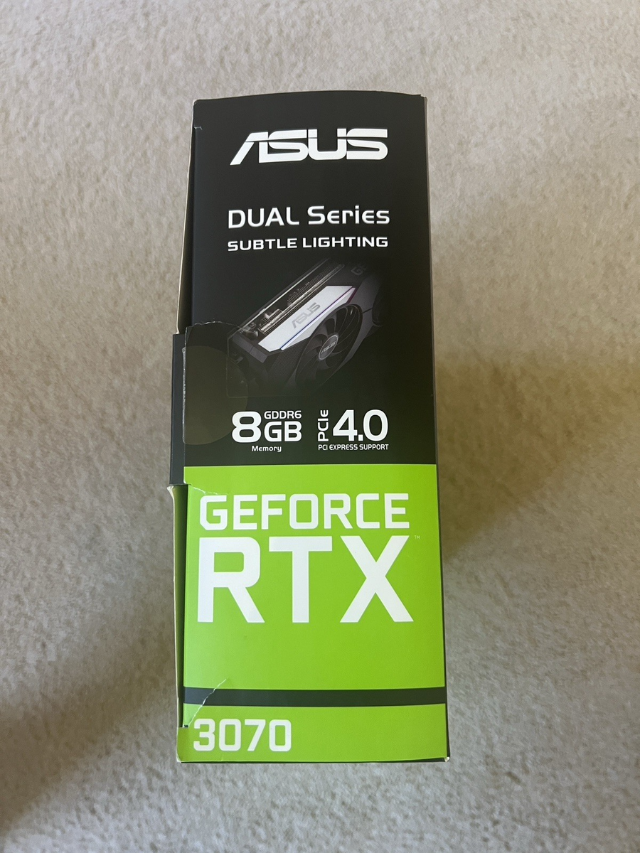 Asus Dual Series GeForce RTX 3070 8GB GDDR6 PCIe 4.0 Graphics Card