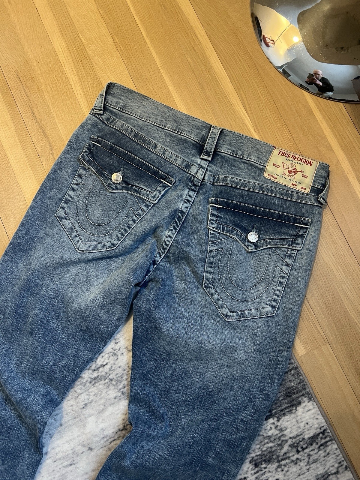 Y2K True Religion Ricky Denim Blue Size 34 thumbnail 4