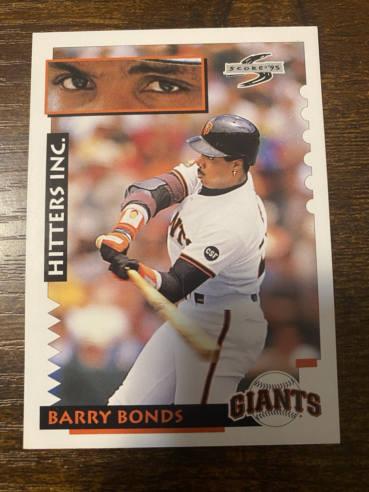 1995 Score - Hitters Inc. Barry Bonds #562 San Francisco Giants