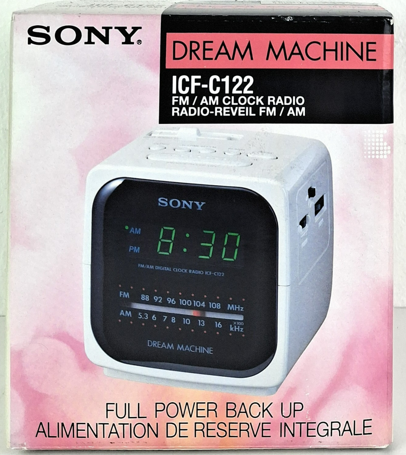 Am/fm Radio Model Icf-c122 Led New