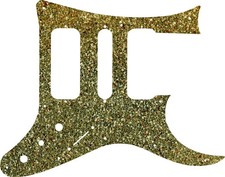 WD Custom Pickguard For Ibanez 8 String TAM10 #60GS Gold Sparkle