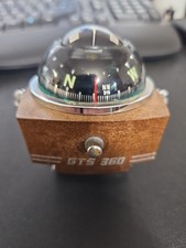 Vintage 1970s Gts 360 Auto Rv Boat Glows Compass Made In Japan Vintage 1970s Gts 360 Auto Rv Boat Glows Compass Made In Japan
