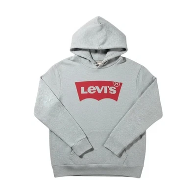 Sweat à capuche Levi's — 100 % coton — gris — taille XL - Photo 1/4