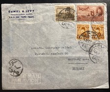 1952 Cairo Egypt Airmail Commercial cover To Marburg Germany