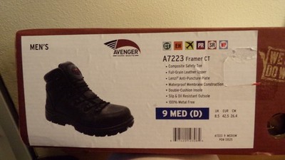 Avenger Work BOOTS A7223 Composite Toe Leather for sale  display picture 3