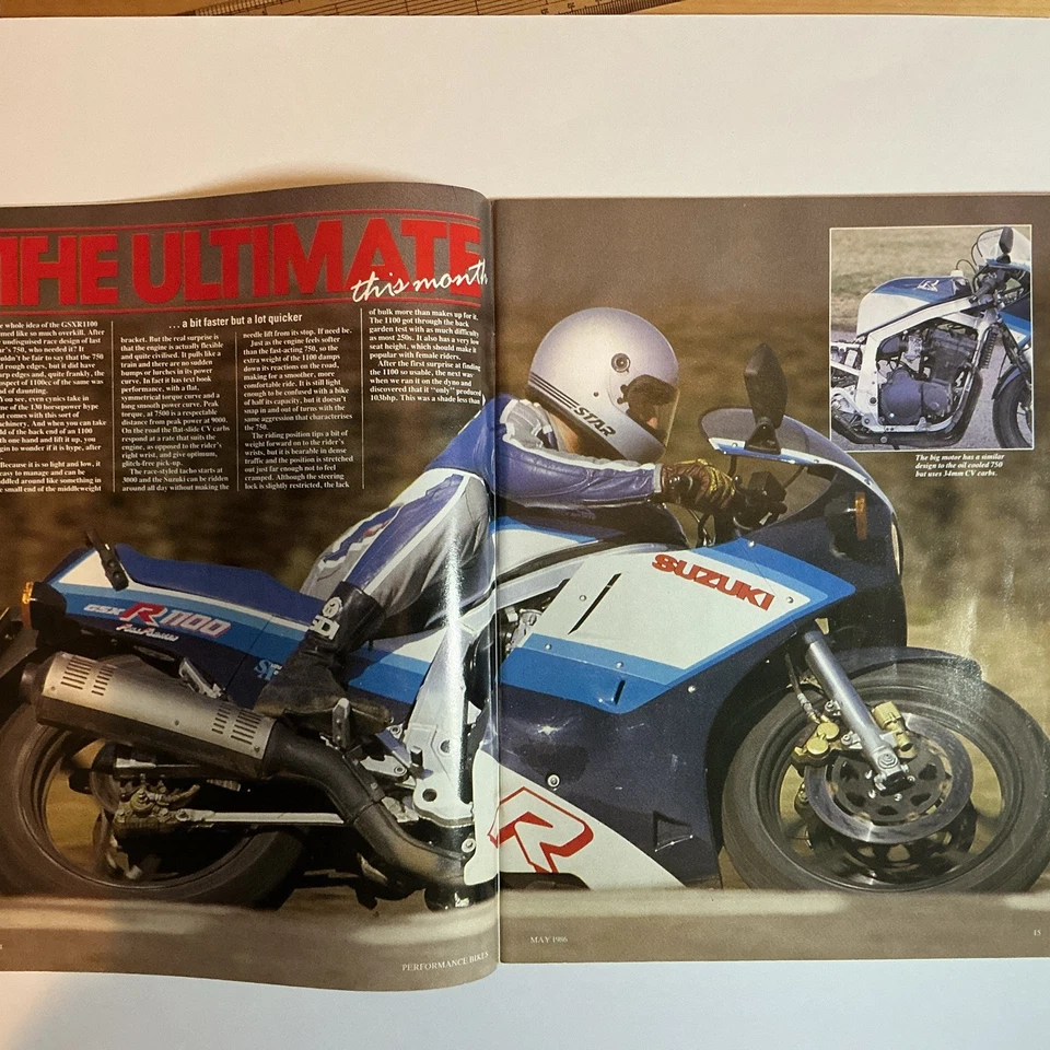 Performance Bikes Magazine - May 1986 - Image 3 of 4