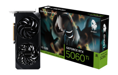 Gainward GeForce RTX 5060 Ti Ghost 8GB, Grafikkarte DLSS 4, 3x DisplayPort, 1x H