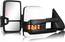 2003-2007 Silverado Sierra Towing Mirrors Power Heated Turn Signal  Compatible Re