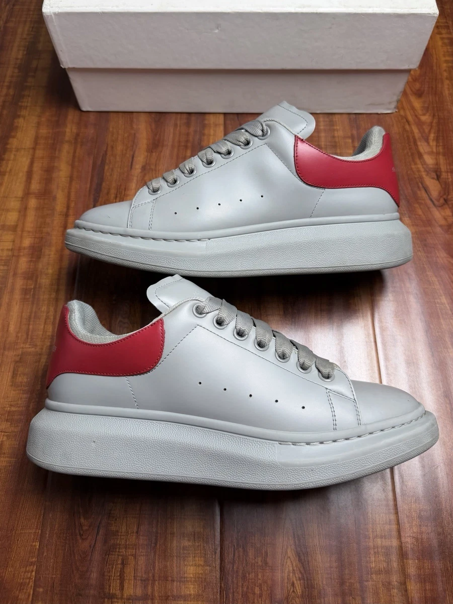 Alexander McQueen Oversized Sneaker White Red Silver for sale | eBay