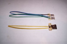 LIONEL PARTS , 100-45 100-46 , SET OF E-UNIT FINGERS WITH WIRE SHIELD