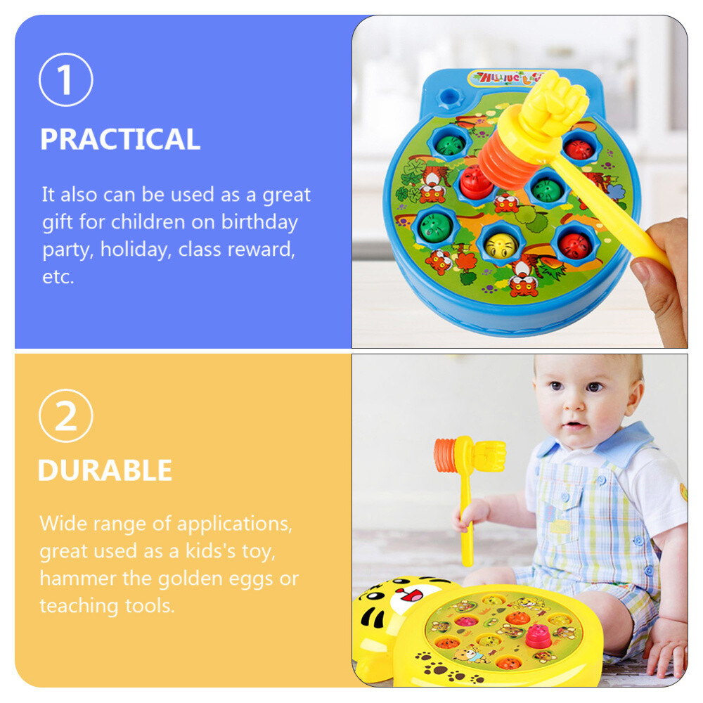 12 Pcs Kids Mallet Toy Small Mallets Hammer Pounding Bench Primary