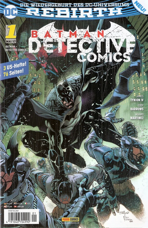 DC Comic - Batman Detective Comics Rebirth Nr. 1 von 2017 - Panini Verlag deut. - Bild 1 von 1