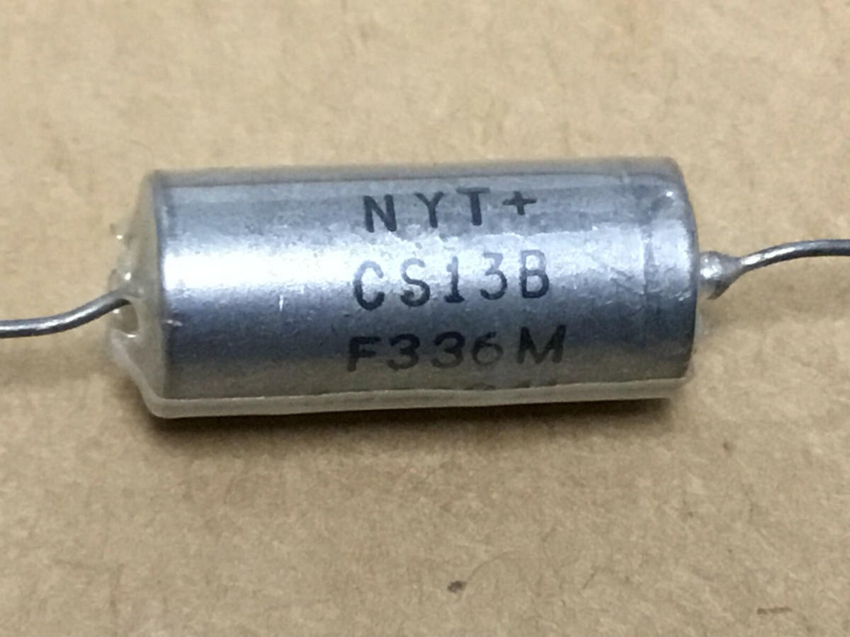 1 PC) NYT CS13BF336M Tantalum Capacitors - Solid Leaded