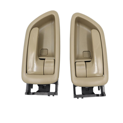 2x Beige Inside Door Handles Set For Toyota Avalon 2000-2004 Interior Left+Right - Picture 1 of 5