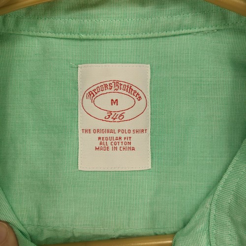 Brooks Brothers Herren Button Down Hemd Gr. M Medium Grün Regular Fit #L93 - Bild 9 von 13