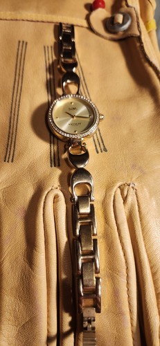 COACH Park Gold-Tone Stainless Crystal Accented Women's Watch - Picture 3 of 4