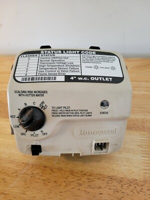 Honeywell WV8840B1158 Water Heater Gas Valve - White for sale online | eBay