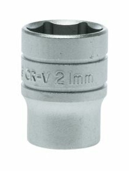Teng Tools M1205216-C - 1/2"" Drive 6pt Hex Socket Metric - 21mm