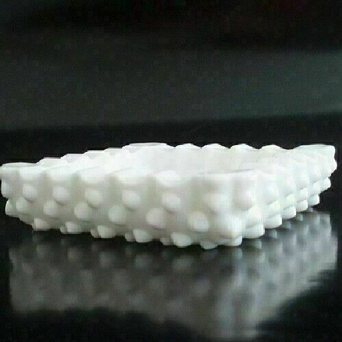 Fenton Milk Glass Hobnail Medium Square Ashtray #3679 - Picture 1 of 2