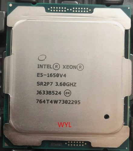 Intel Xeon E5-1650 V4 SR2P7 3.60GHz 15M Six-Core LGA 2011-3 R3 Server CPU 140W - Picture 1 of 4