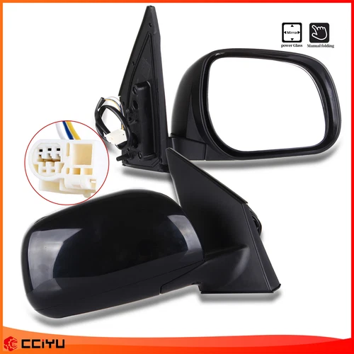 Power Side VIew Mirrors Driver Passenger Pair Set For 2006 2007 2008 Toyota RAV4