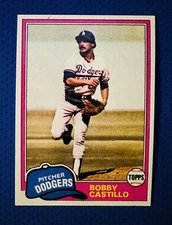1981 TOPPS #146 BOBBY CASTILLO Los Angeles DODGERS NM-MT or BETTER 1981 WS CHAMP
