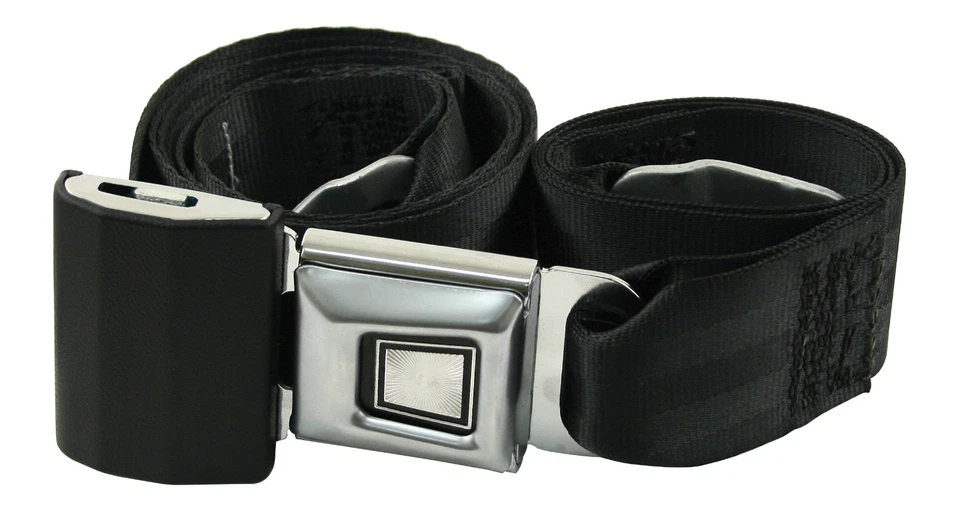 X2 EMPI 3844 UNIVERSAL LAP BELT VW DUNE BUGGY BUG GHIA THING TRIKE BAJA HOT ROD - Image 2 of 3