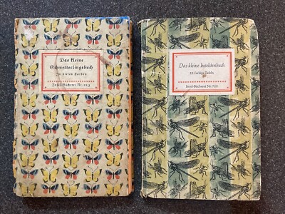 SET 2 RARE Insel-Bucherei Nr. 213 / 725  In vielen Farben Germany Farbige Tafeln