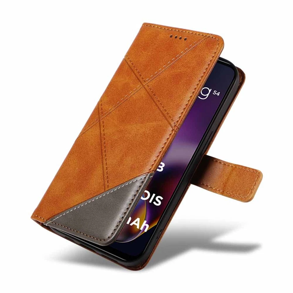 For Motorola Moto G54 G34 G14 E13 G13 G04 Flip Wallet Leather Phone Case Cover - Image 4 of 4