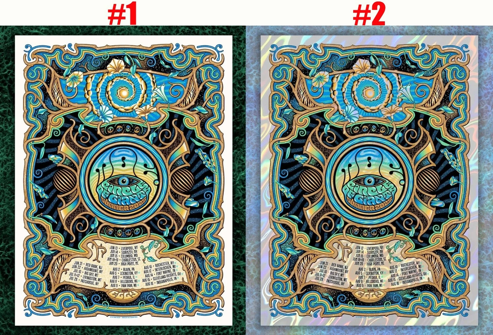 Moe The Band Summer Tour 2025 Poster