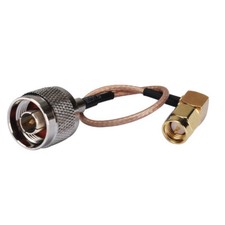 N Male to SMA Male RA RF Pigtail Cable RG316 20cm for 4G 3G GSM Wireless Antenna
