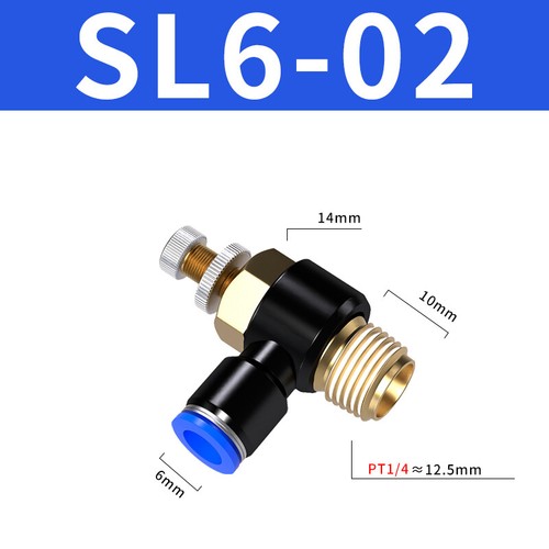 Pneumatic Push In Fitting Air Water Pipe Connectors Hydraulic Push Fit 4/6~16 mm - Picture 163 of 254