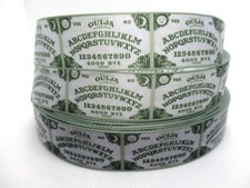 Ouiji Game 1" Grosgrain Ribbon YOUR CHOICE 5 or 10 Yard Spirit Board 