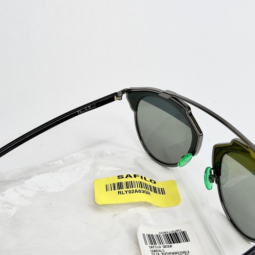 CHRISTIAN DIOR SO REAL Rutenio Verde Plata Espejo Gafas de Sol DIORSOREAL SOREAL - Imagen 6 de 10