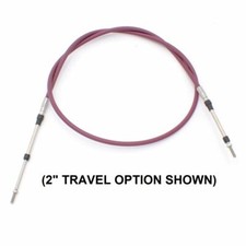 3 Series Push-Pull Cable, Clamp Hubs, M5 X .8 METRIC Rods, (build to order)