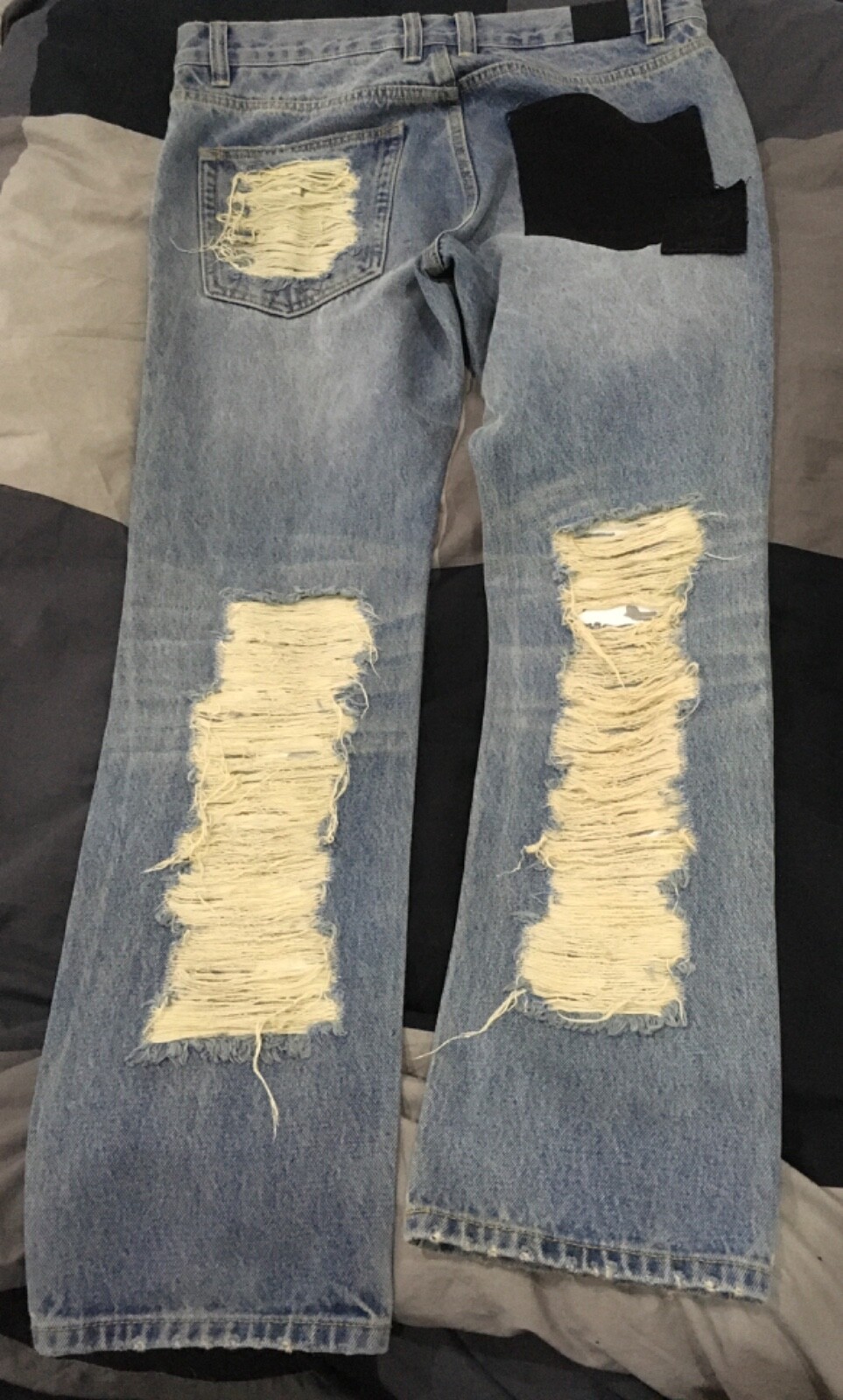 puma xo denim pants