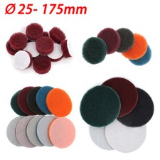 25mm-175mm Klett Schleifvlies Schleifscheiben P240 - P3000 Polieren Vlies Pads