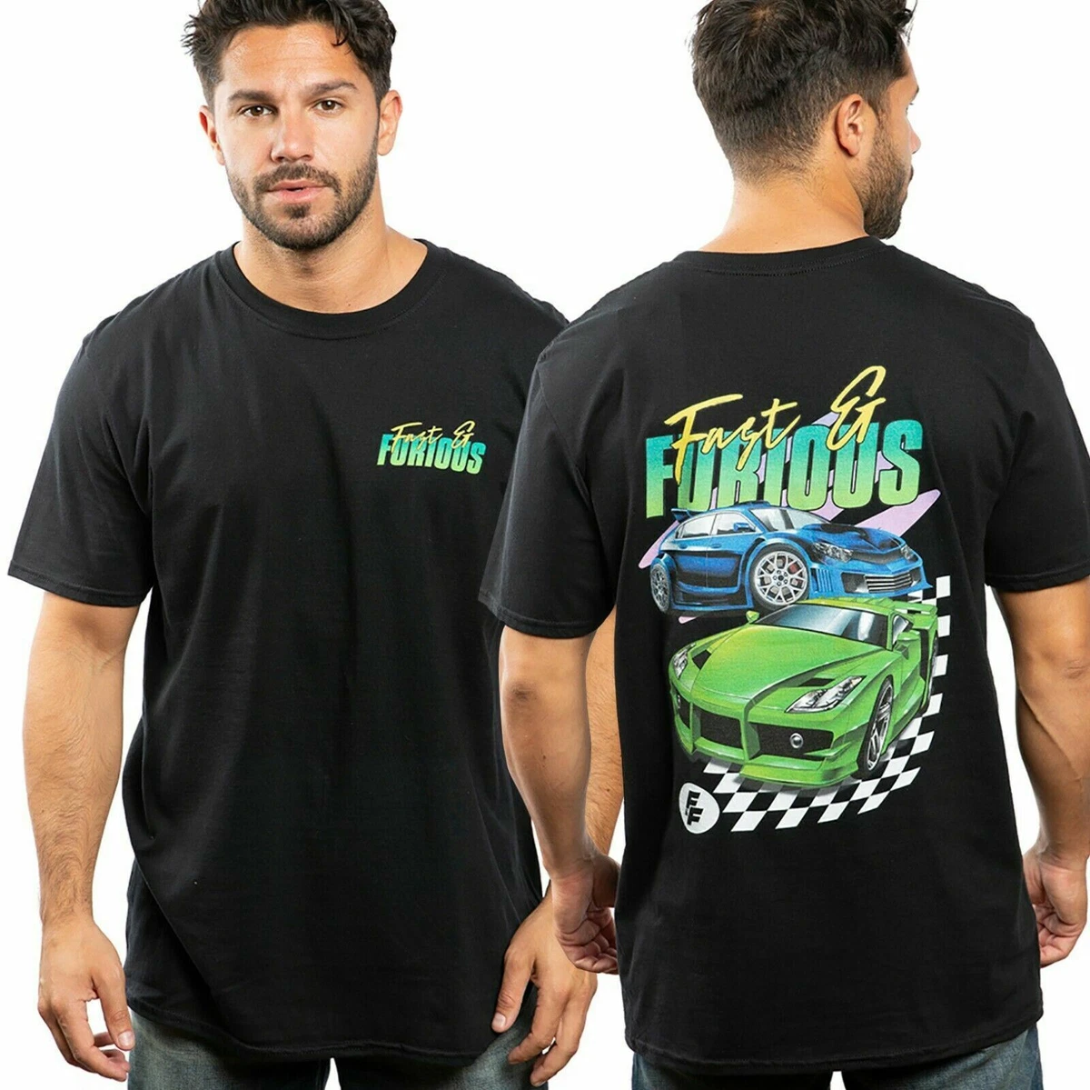 Official Fast &amp; Furious Mens T-shirt Black S - | eBay