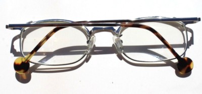 VTG l.a. Eyeworks Pine 405 Silver Black Low Profile Wire Sunglasses Artsy GUC la Eyeworks Products for Sale up to 90% Off Retail: Poshmark main image 4