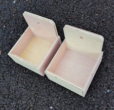 Two x Canary Pans  5" x  5" x  5" breeding cages nesting boxes aviary