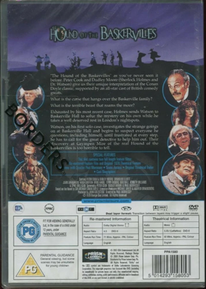 The Hound Of The Baskervilles DVD Comedy (2004) Dudley Moore - Image 2 of 2
