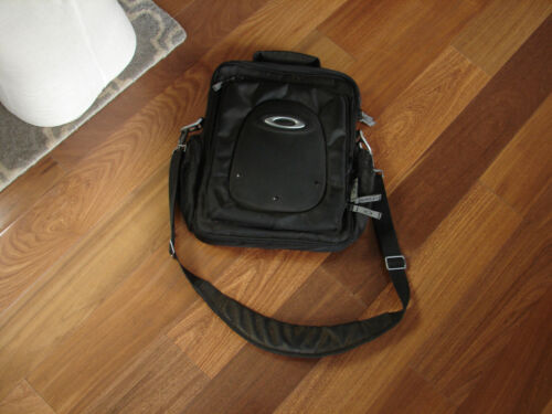 Oakley Tactical Field Gear Vertical Messenger Day Pack Laptop Bag Black 16”