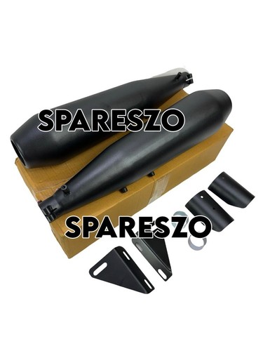 "MOTO MARVELS MATT BLACK, EXHAUST" FIT FOR ROYAL ENFIELD SHOTGUN 650 - Picture 5 of 23