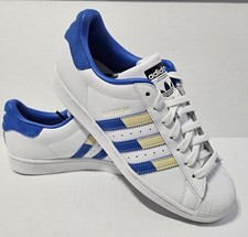 Adidas Originals SUPERSTAR Cloud White - Sand Strata - Bright Royal HQ2167