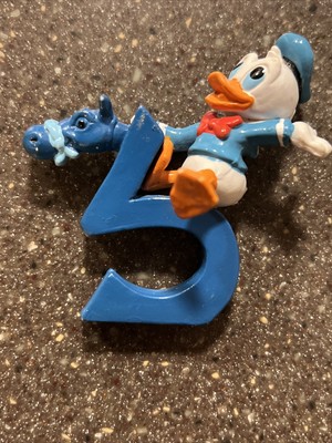 VTG DISNEY Baby Donald Duck Rocking Horse #3 Birthday 2